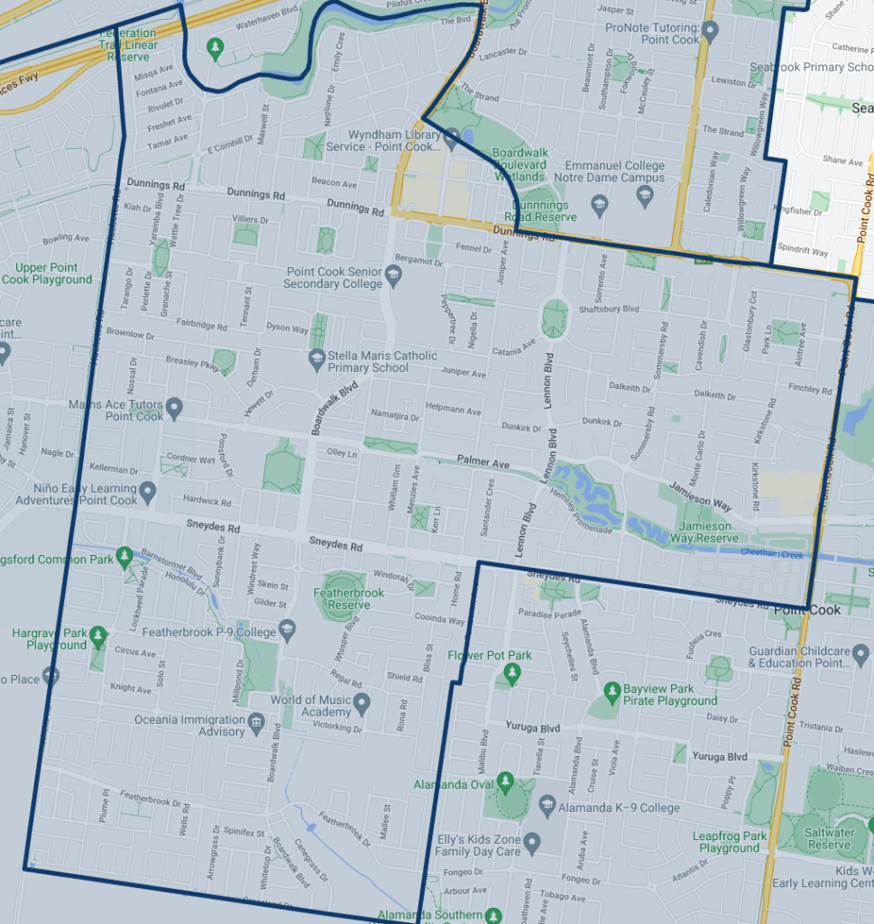 Featherbrook Ward Map